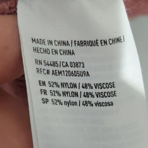 AMERICAN Eagle purple small long sleeve crew neck light sweater - Picture 6 of 6